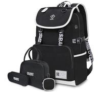 Schulrucksack Jungen Mädchen Teenager, Schulranzen Rucksäcke Daypack für Schüler Jungs Damen Kinder,Schultaschen Set Federmäppchen,Schule Kinderrucksack Tasche Laptop 3 5 7-12 Klasse Jahre Wasserdicht