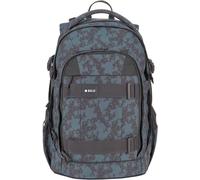 BOLD Lässig Schulrucksack mit Reflektoren und höhenverstellbarem Rückenteil/School Backpack Bold Spots blue