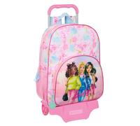 Schulrucksack mit Rädern Barbie Painterly Rosa Himmelsblau 33 x 42 x 14 cm