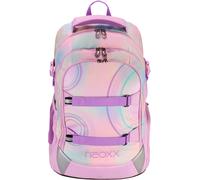 Schulrucksack NEOXX "Active Pro", Damen, Gr. B/H/T: 31cm x 45,5cm x 24cm, candy party, Polyester, Rucksäcke Schulrucksack (73171153-0)