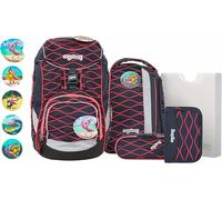 Schulrucksack Pack Lumi Set 6tlg. Wellenreitbär Blau, Pink