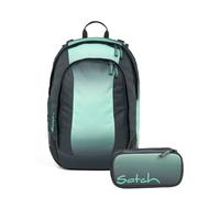 satch Air Schulrucksack Set 2tlg. inkl. Schlamperbox (Gradient Mint)