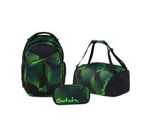 Schulrucksack-Set MATCH Seismic Green 3-teilig