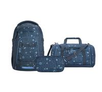 Schulrucksack-Set MATE Blue Orbit 3-teilig