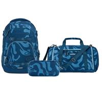 Schulrucksack-Set MATE Breaking Waves 3-teilig
