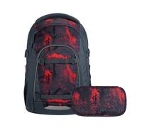 Coocazoo Mate Schulrucksack Set 2tlg. inkl Schlamperbox (Broken Black)