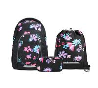 Coocazoo Mate Schulrucksack Set 3tlg. inkl Sportbeutel (Floral Artnight)