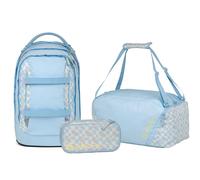 Satch Pack Schulrucksack Set 3tlg. inkl. Schlamperbox und Sporttasche (Summer Era)