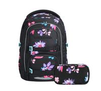 Schulrucksack-Set PORTER, Floral Artnight 2-teilig