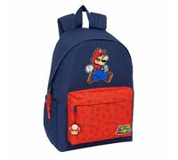 Schulrucksack Super Mario Trick Rot Dunkelblau 31 x 43 x 13 cm