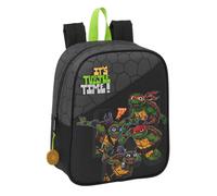 Schulrucksack Teenage Mutant Ninja Turtles Schwarz Grau 22 x 27 x 10 cm