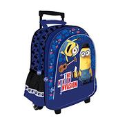 Schulrucksack & Trolley - Minions Ich einfach unverbesserlich Schulrucksack mit Reflektor Tasche Trolleytasche Rucksack Trolly + Sticker von Kids4shop