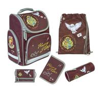 Schultasche Harry Potter Set 5-tlg - Mit Inhalt Turnbeutel Geldbeutel Federmappe Grundschule - Schulranzen 1. Klasse Mädchen Jungen