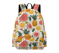 Schultasche Mädchen Rucksack Bunt Früchte Kinder Schulrucksack Frucht Muster Kinderrucksack Der 1. Bis 5. Klasse Lässiger Ranzen Teenager Für Die Schule Reisen