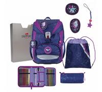 Schultaschenset ErgoFlex Light LED DER DIE DAS 5tlg Dancing