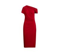 Schulterfreies Kleid aus Stretchjersey 46 Red