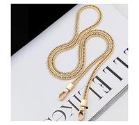 Schultergurt DIY. Gold/Silber/Waffe Black Bag Strap 6mm Ersatz Geldbörse Kette Umhängetasche Riemen Kleine Handtaschen Geldbörsen Griffkette 40/100/12 0CM Lang Taschengurt Schulterriemen (Color :