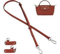 Schultergurt für Long Champ Mini Tasche Damen, Rindsleder Taschen Riemen Umrüstsatz Ersatz Verstellbaren Crossbody Schultergurt für Le Pliage XS Mini Pouch