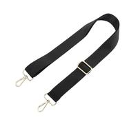 Schultergurt Für Taschen 2pc Fashion Black Shoulder Bag Strap Adjustable Replacement Detachable Belt for Women Men Messenger Bags Handle Handbag(Gold Buckle-3.8cm)