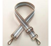 Schultergurt Mode Tasche Strap Frau farbige Riemen for Crossbody Messenger Umhängetasche Zubehör Verstellbare Beutelgurte Ersatztasche Gurte Taschengurt Schulterriemen (Color : E, Size : Silver Buck