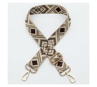 Schultergurt Tragegurt 130 cm Taschengurt, breiter Schultergurt als Handtaschenersatz, Verstellbarer Riemen for Handtasche Umhängegurt Taschengurt (Color : NO.345 Gold)