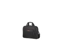 Schultertasche - American Tourister - At Work - 15.6" - Schwarz / Orange - 100% Polyester
