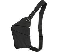 Schultertasche Anti Diebstahl Crossbody Brustasche Herren Schwarz