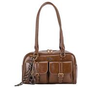 Schultertasche aus Leder, Retro, leichte Handtasche, Unterarm-Geldbörse mit verstellbarem Riemen, PU-Ledergeldbörsen mit weichem Futter, modisches Accessoire, für Damen, Ehefrau, Freundin, Outdoor