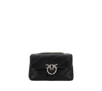 Schultertasche aus schwarzem Kalbsleder Bos Taurus Einheitsgröße