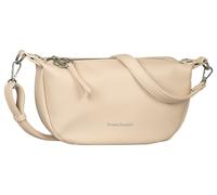 Schultertasche BRUNO BANANI "Amalfi", Damen, Gr. B/H/T: 28cm x 16cm x 9cm, beige, Lederimitat, Taschen Schultertasche, abnehmbarer Schulterriemen Handtasche Damen in modischer Form (36570167-0)