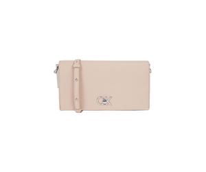 Schultertasche CALVIN KLEIN "CK CONVERTIBLE MINI BAG", Damen, Gr. B/H/T: 24cm x 13cm x 7cm, rosa (rose), Lederimitat, Polyester, Taschen Schultertasche, Abendtasche, kleine Umhängetasche, Gliederkette