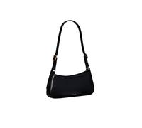 Schultertasche CALVIN KLEIN "CK SMALL SHOULDER BAG", Damen, Gr. B/H/T: 27cm x 11,5cm x 4cm, schwarz, Lederimitat, Taschen Schultertasche, Damen Handtasche, Henkeltasche mit CK-Logo (85077242-0) schwar