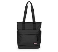 Schultertasche EASTPAK "TOTE POCKET", Damen, Gr. B/H/T: 33cm x 40cm x 12cm, schwarz, Polyamid, unifarben, Taschen Schultertasche, Tote Bag, Shopper mit Trolleyriemen zur Befestigung am Reißegepäck (48