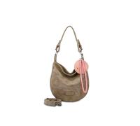 Schultertasche FRITZI AUS PREUSSEN "Fritzi Hobo", Damen, Gr. B/H/T: 10cm x 31cm x 33cm, braun, Lederimitat, unifarben, Taschen Schultertasche, mit abnehmbaren Schultergurt (69067344-0) braun