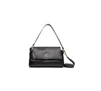 Schultertasche GATTINONI "Denise Flap Bag. Damen", Damen, Gr. B/H/T: 7cm x 21cm onesize, schwarz, Polyurethan, Taschen Schultertasche, Schultertasche Damen, Abendtasche, Fashion, Lifestyle, Sale (3411