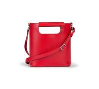 Schultertasche GRETCHEN "Crocus Small Shoulderbag", Damen, Gr. B/H/T: 23cm x 22cm x 22cm, rot, rot, Leder, Taschen Schultertasche (41711735-0) rot, rot