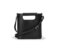 Schultertasche GRETCHEN "Crocus Small Shoulderbag", Damen, Gr. B/H/T: 23cm x 22cm x 22cm, schwarz, schwarz, Leder, Taschen Schultertasche (30469535-0) schwarz, schwarz