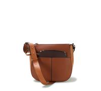 Schultertasche HARPA "CLAUDIA", Damen, Gr. B/H/T: 9cm x 29cm x 35cm, braun, Lederimitat, mehrfarbig, Taschen Schultertasche, inklusive kleiner Kosmetiktasche (87357027-0) braun