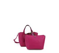 Schultertasche HARPA "SAGE", Damen, Gr. B/H/T: 24cm x 21cm x 33cm, pink, Lederimitat, unifarben, Taschen Schultertasche, mit dekorativem Schal (84898649-0) pink