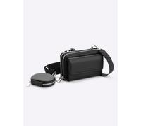 Schultertasche HEINE, Damen, Gr. B/H/T: 18cm x 11cm x 4cm, schwarz, Viskosemischung, unifarben, Taschen Schultertasche (39360146-0) schwarz