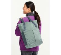 Schultertasche JACK WOLFSKIN "ZOYA 2IN1 TOTE", Damen, Gr. onesize, grünzinnia, Polyamid, Taschen Schultertasche, 2-in-1 Tragetasche, vielseitig, Organizer innen (95038358-0) grünzinnia