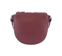 Schultertasche JOOP JEANS "lettera 1.0 stella shoulderbag svz", Damen, Gr. B/H/T: 22cm x 21cm x 5,5cm, rot (burgundy), Polyurethan (PU), Taschen Schultertasche, Tasche Damen Damentasche Shoulder Bag (