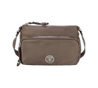 Schultertasche JOOP JEANS "lietissimo 1.0 jasmina shoulderbag shz", Damen, Gr. B/H/T: 24cm x 15cm x 7cm, braun (olive night), Textil, Taschen Schultertasche, Damen Umhängetasche mit verstellbarem Schu