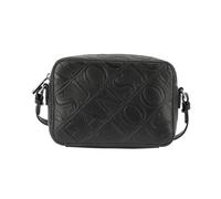 Schultertasche JOOP JEANS "strambo cloe shoulderbag shz", Damen, Gr. B/H/T: 21,5cm x 15cm x 6cm, schwarz, Lederimitat, Taschen Schultertasche, Damen Umhängetasche mit Logoprägung (73697508-0) schwarz