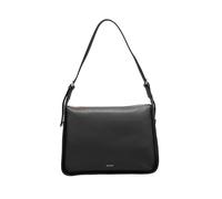 Schultertasche JOOP "lipari liah shoulderbag lhz", Damen, Gr. B/H/T: 31cm x 23cm x 10cm, schwarz, Rindsleder, Taschen Schultertasche, Damen Schultertasche mit praktischem Reißverschluss (88916443-0) s