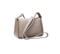 Schultertasche JOOP "lipari liah shoulderbag shz", Damen, Gr. B/H/T: 25cm x 16cm x 10cm, beige (taupe), Rindsleder, Taschen Schultertasche, Damen Umhängetasche mit Reißverschluss (95852958-0) taupe