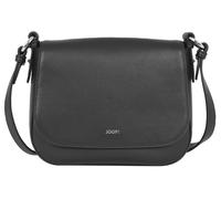 Schultertasche JOOP "sofisticato 1.0 esmera shoulderbag shf", Damen, Gr. B/H/T: 22cm x 17cm x 6cm, schwarz, Rindsleder, Taschen Schultertasche, aus Rindsleder, mit verstellbarem Schulterriemen, Querfo