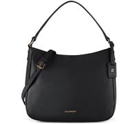 Lazarotti Schultertasche Bologna Leather Leder 27cm abnehm- & längenverstellbar schwarz