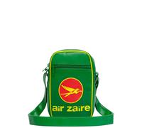 Logoshirt® Air Zaire I Logo I Umhängetasche I Schultertasche I Retro-Sporttasche I Extra-Small I Kunstleder I Hochformat I grün I Lizenziertes Originaldesign