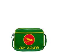 Logoshirt® Air Zaire I Logo I Umhängetasche I Schultertasche I Retro-Sporttasche I Kunstleder I Querformat I grün I Lizenziertes Originaldesign